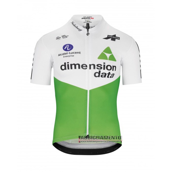 Abbigliamento Dimension Data 2019 Manica Corta e Pantaloncino Con Bretelle Verde Bianco - Clicca l'immagine per chiudere